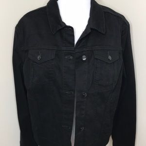 LuLaRoe 2XL Harvey Black Jean Jacket NWTs